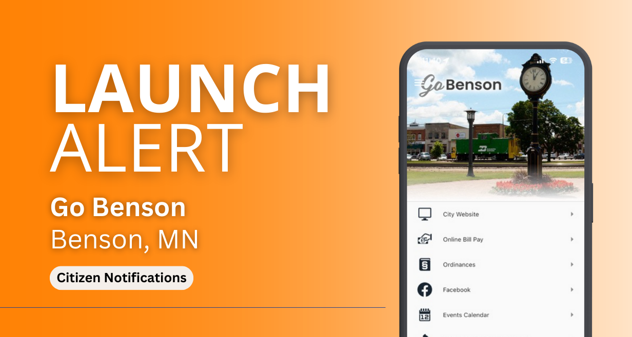 Benson MN Launches New Mobile App Go Benson